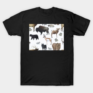 Mammals of Yellowstone National Park T-Shirt